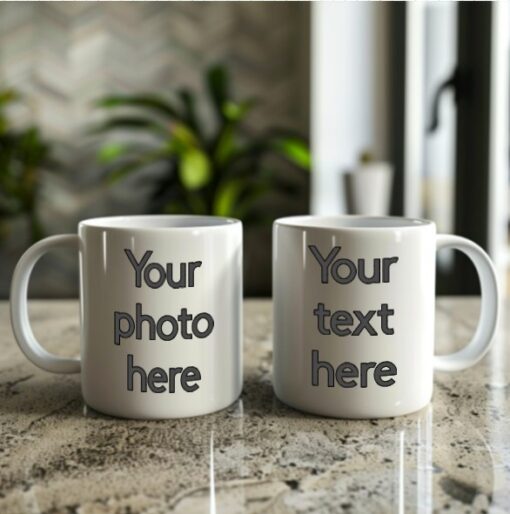 Photo-Text Combo Double-sided Mug