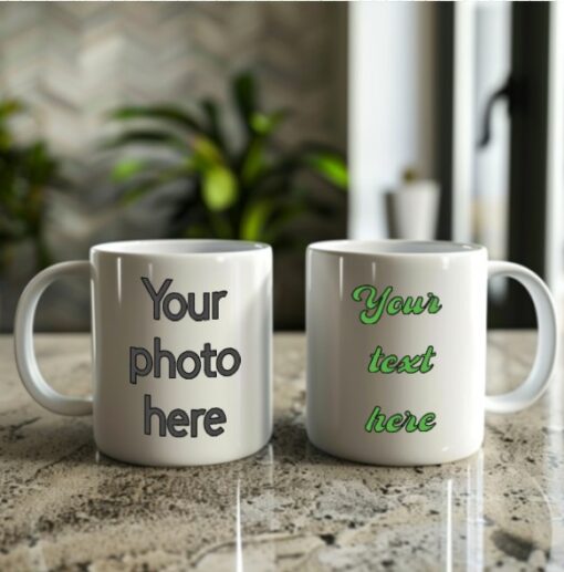 Photo-Text Combo Double-sided Mug - Image 26