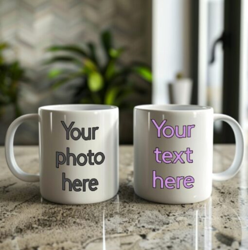 Photo-Text Combo Double-sided Mug - Image 13