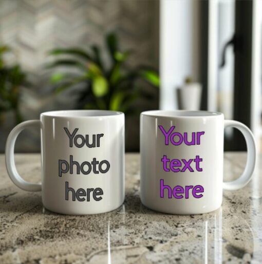 Photo-Text Combo Double-sided Mug - Image 9