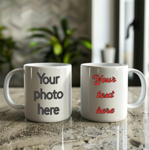 Photo-Text Combo Double-sided Mug - Image 6