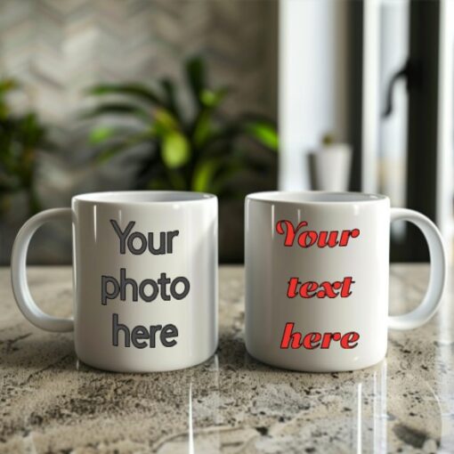 Photo-Text Combo Double-sided Mug - Image 4