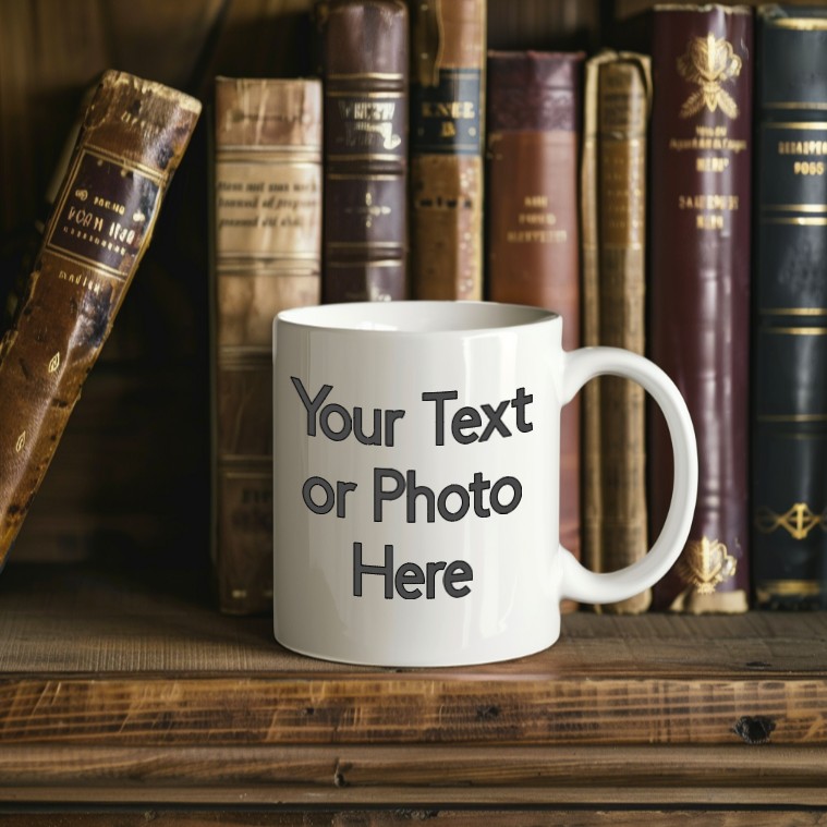 12 oz. Personalized Single-sided Mugs