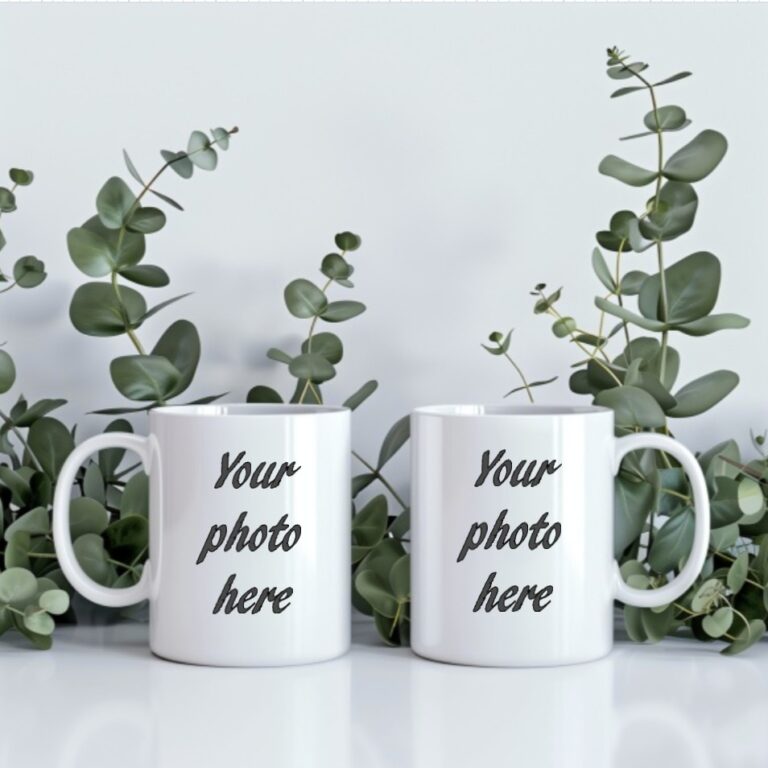 12 oz. Personalized Double-sided Mugs