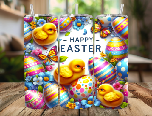 "Happy Easter Baby Chicks" Tumbler