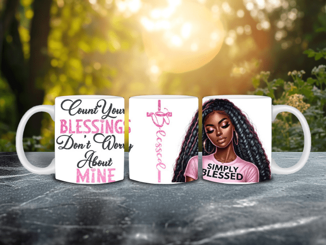 12 oz. Pre-Designed African-American Mugs