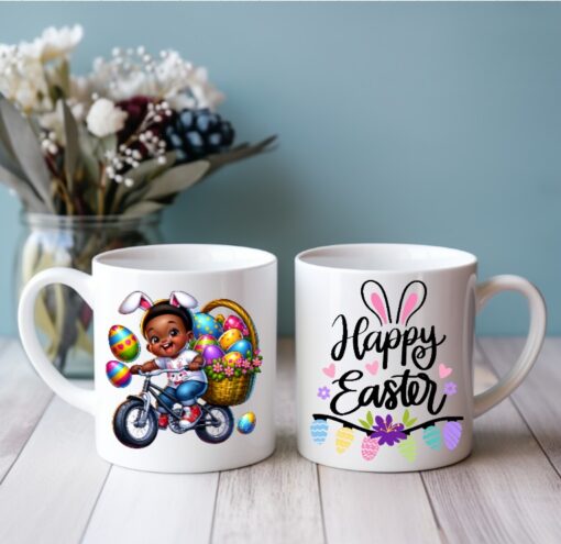 "Hoppy" Easter Bunny Ride Mug🐰🚲🌸