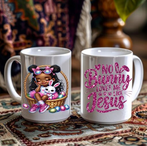 "No Bunny Loves Me Like Jesus" Mug 🐰✨💖