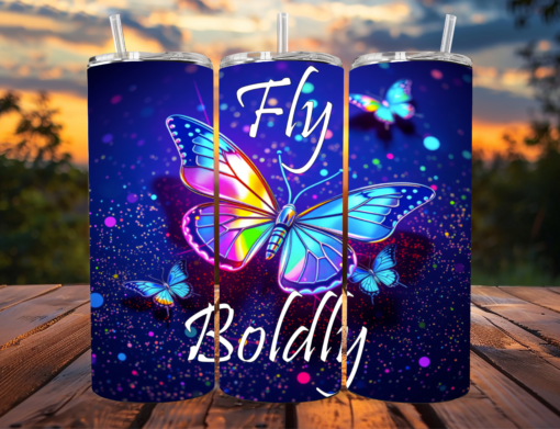 "Fly Boldly" Tumbler