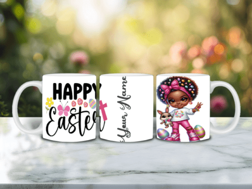 🐰🌸 "Easter Hugs & Bunny Love" Mug