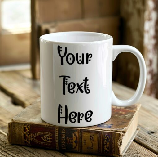 Personalized Text Single-sided Mug - Image 54