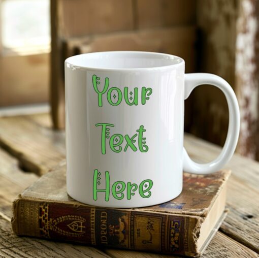 Personalized Text Single-sided Mug - Image 44