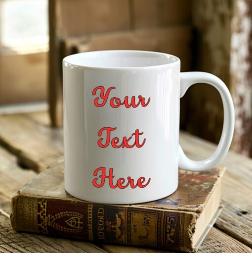 Personalized Text Single-sided Mug - Image 26