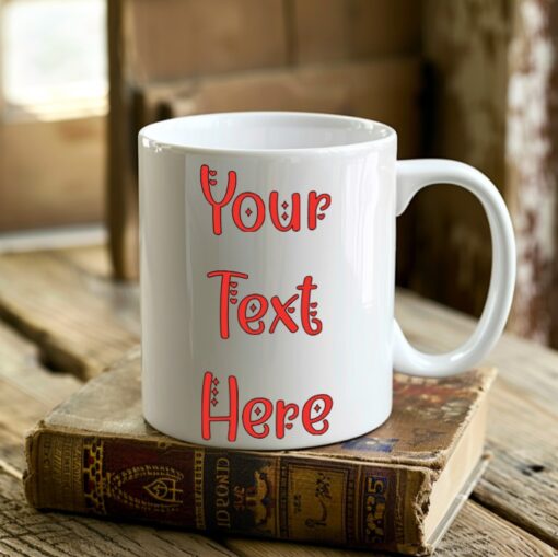 Personalized Text Single-sided Mug - Image 25