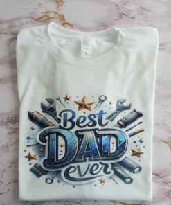 Best Dad Ever Tool Theme T-Shirt – Father’s Day Gift for Handy Dads (Sizes XL–3X)