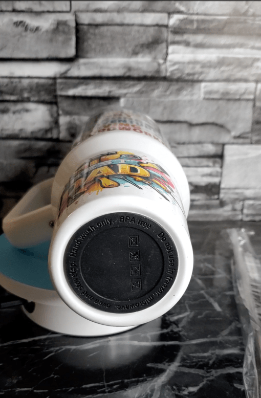 40 oz “Best Dad” Tumbler – Father’s Day Gift with Tool Theme & Bold Traits - Image 4