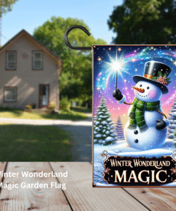 Winter Wonderland Magic Garden Flag